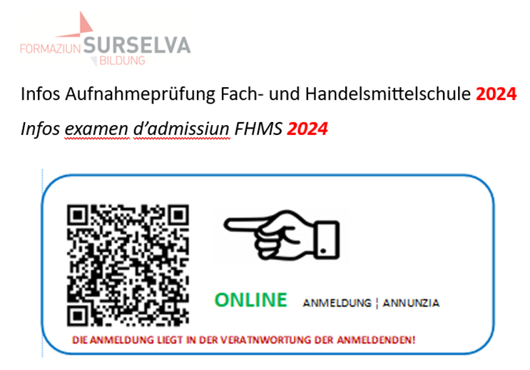 Infos Aufnahmeprüfung FHMS 2024